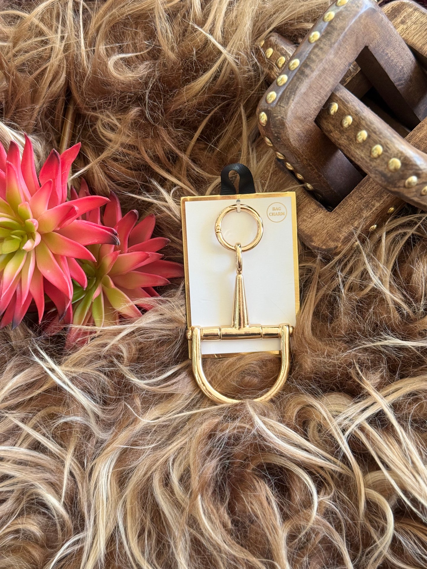 Snaffle Bit Keychain