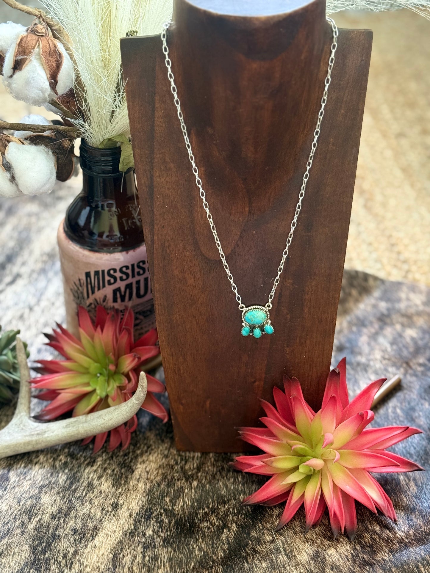 4 Stone Necklace