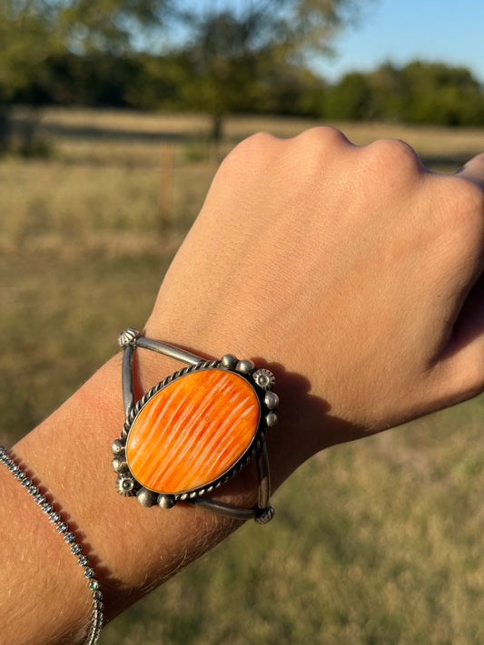 Orange Spiny Cuff