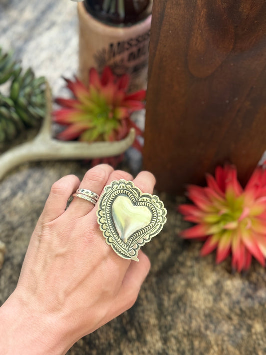 Heart Adjustable Ring