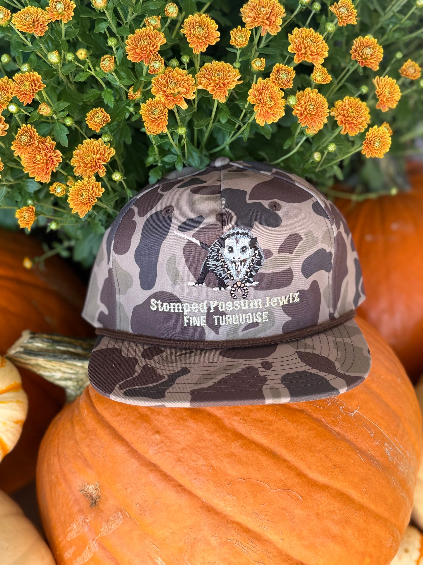 Camo Stomped Possum Caps
