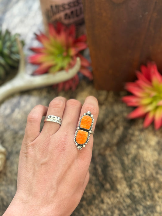 Spiny Oyster Ajustable Ring