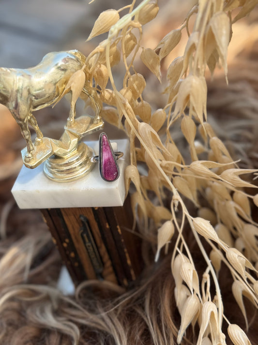 Purple Spiny Ajustable Ring