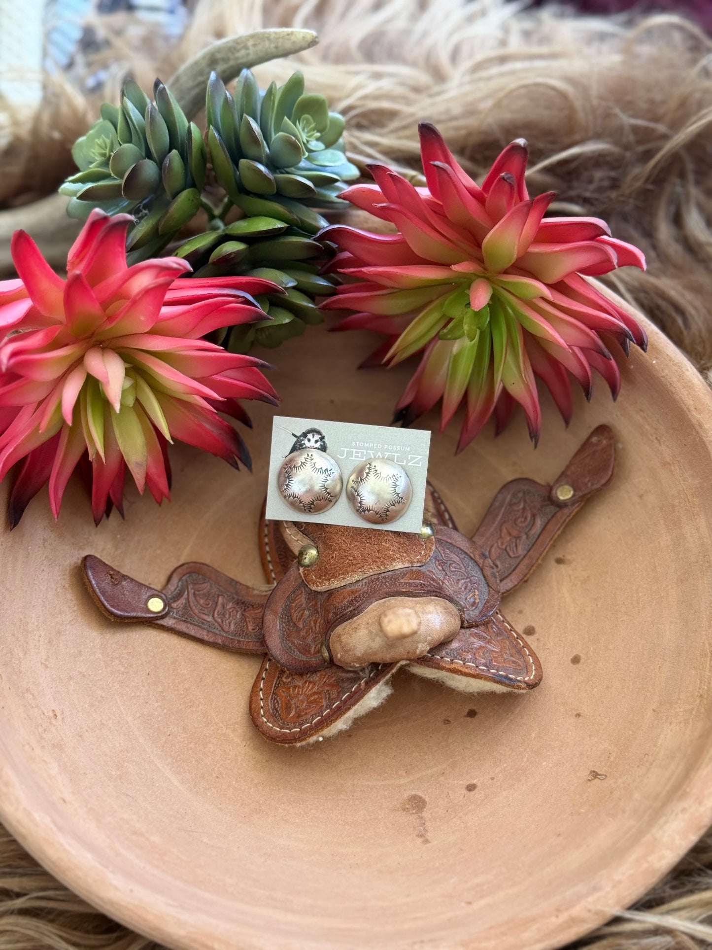 Silver Pearl Studs