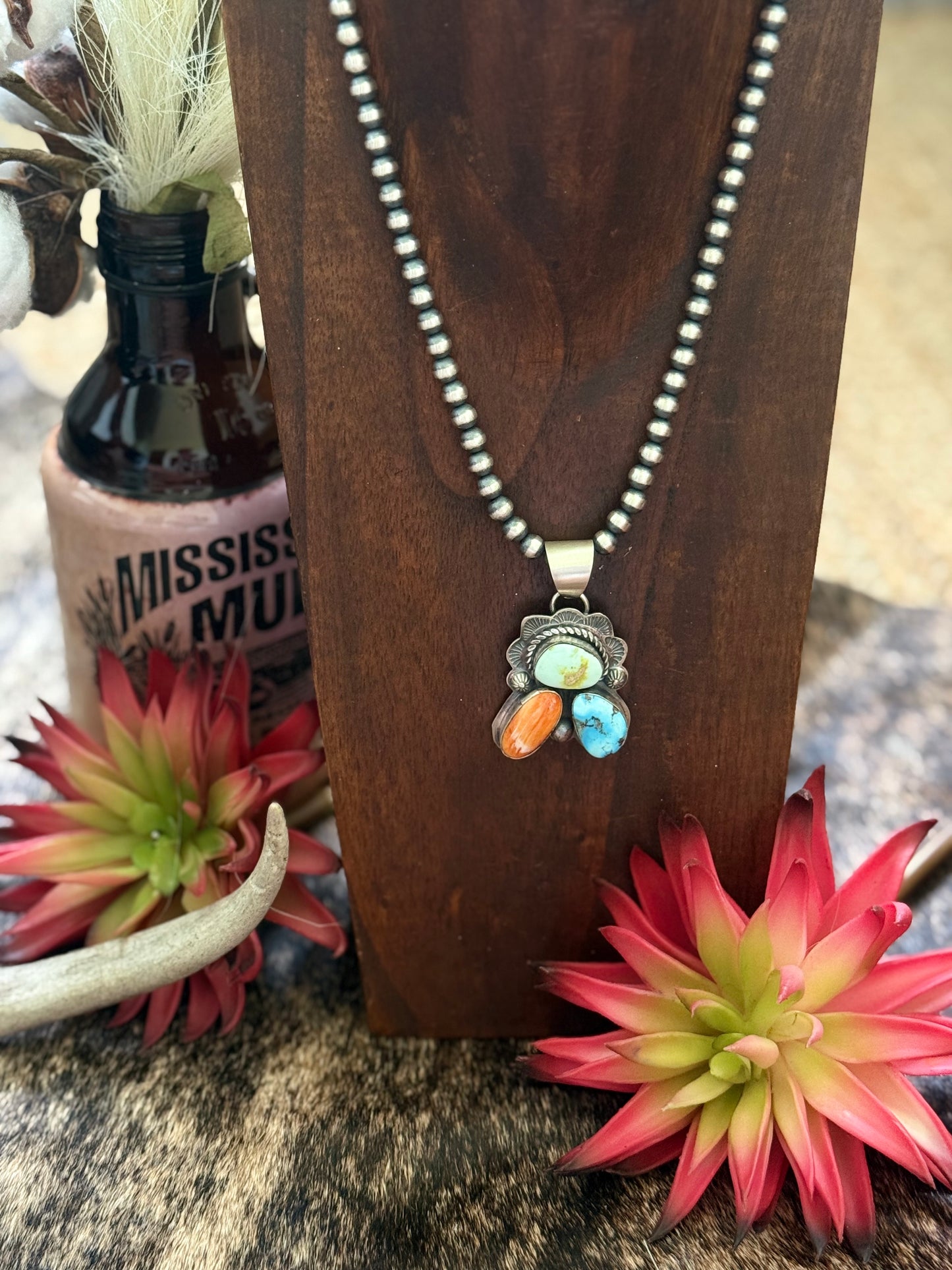 3 Stone Pendant
