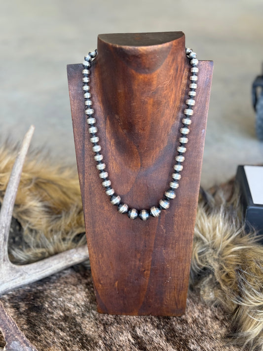 18” 6-10mm Seamed Pearls
