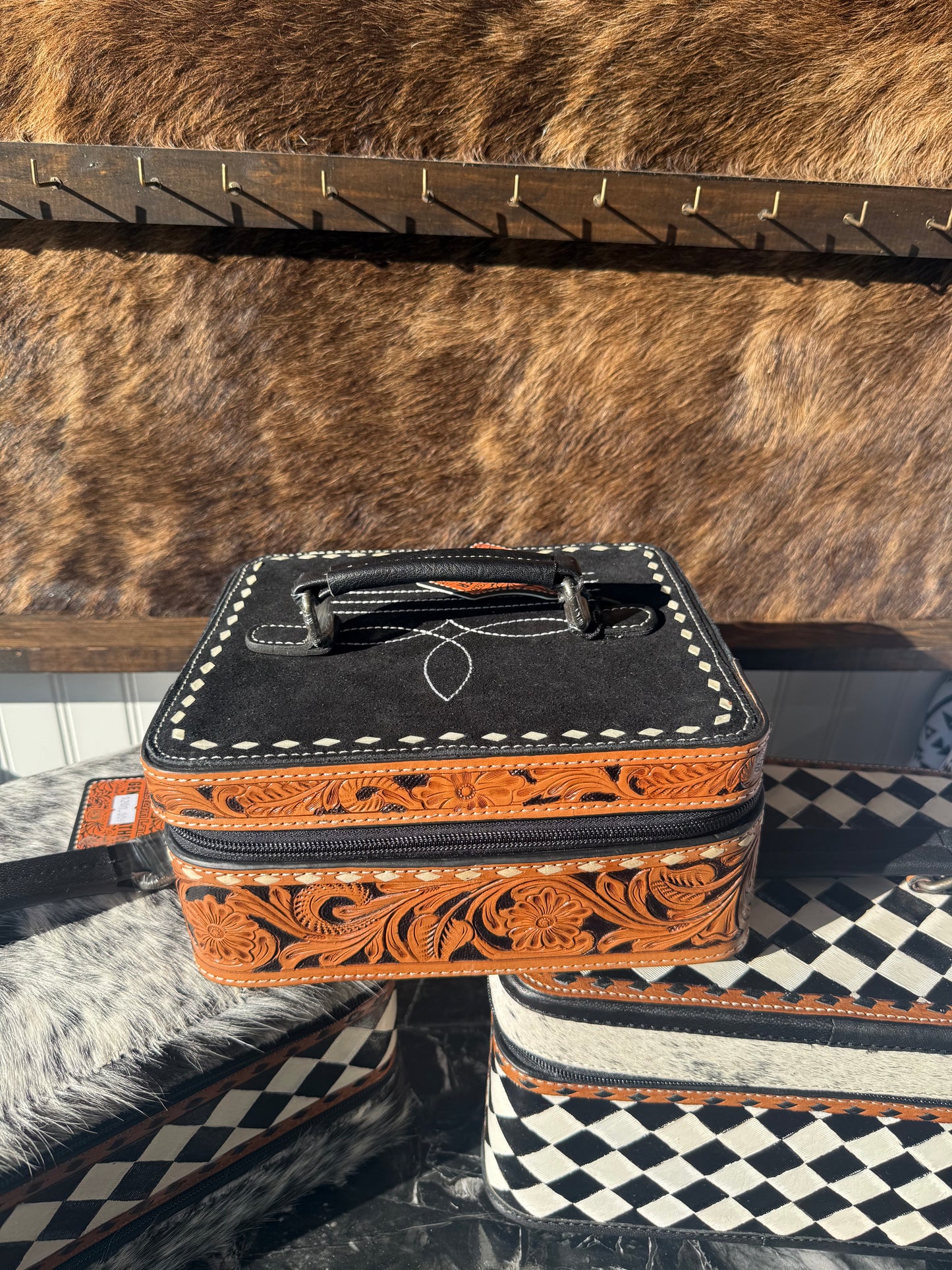 Large Boot-stitch Jewlery Box