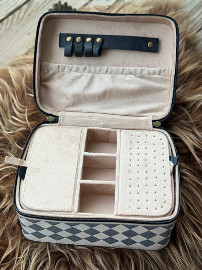Cowhide Jewlery Box