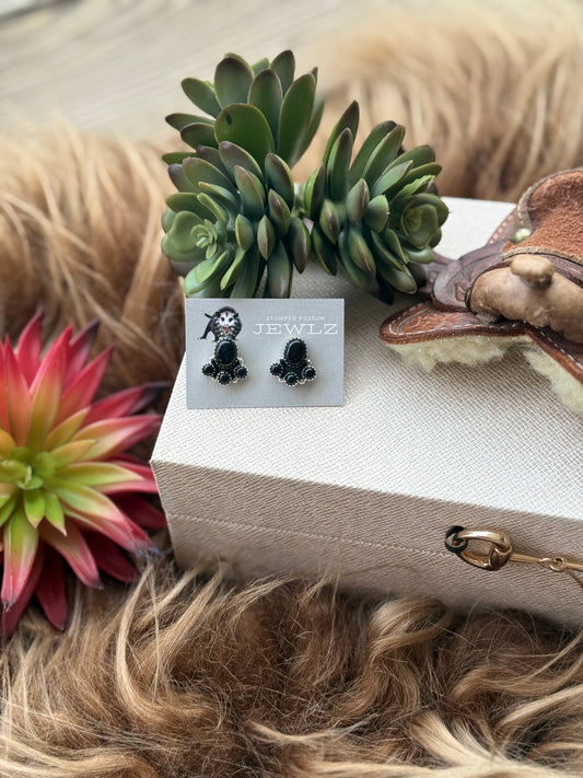 Black Onyx Studs