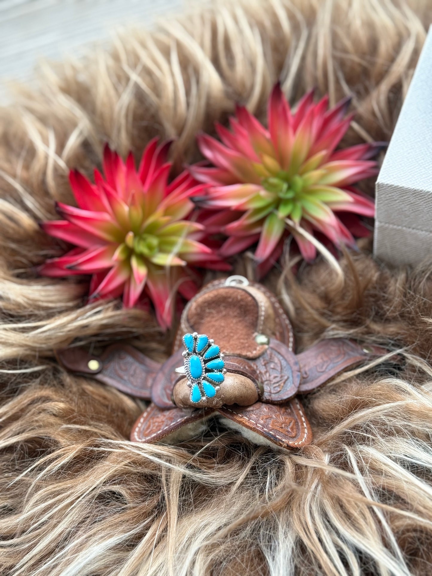 Half Cluster Ajustable Ring