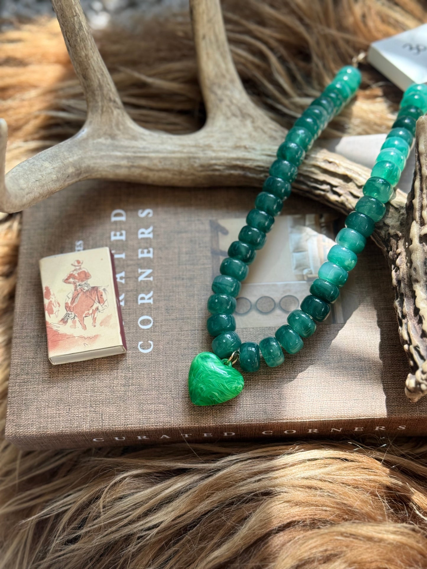 Green Heart Necklace