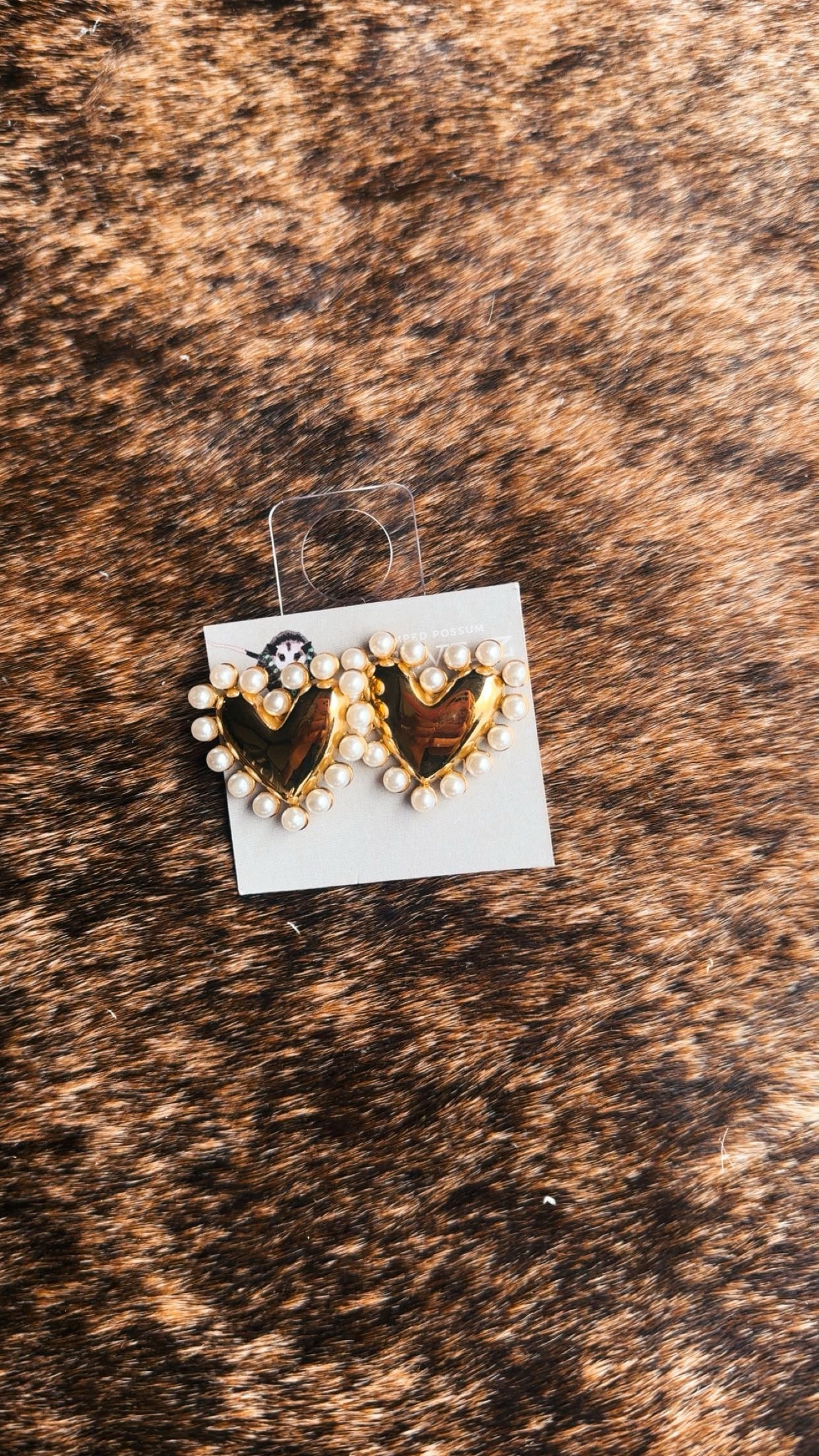 Gold Pearl Earrings