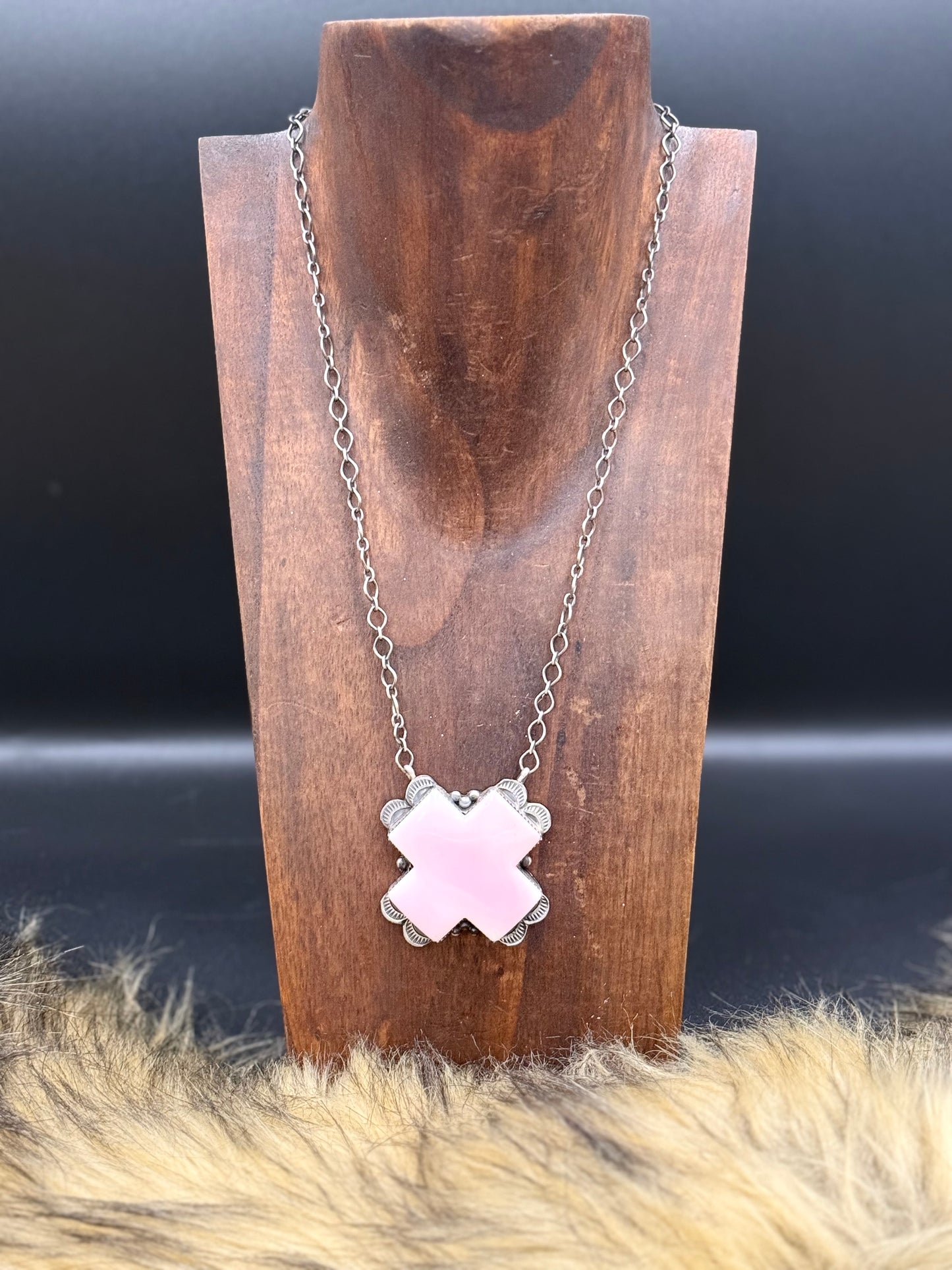 Pink Conch Necklace