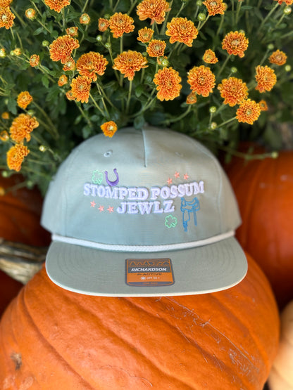 Camo Puff Letter Caps