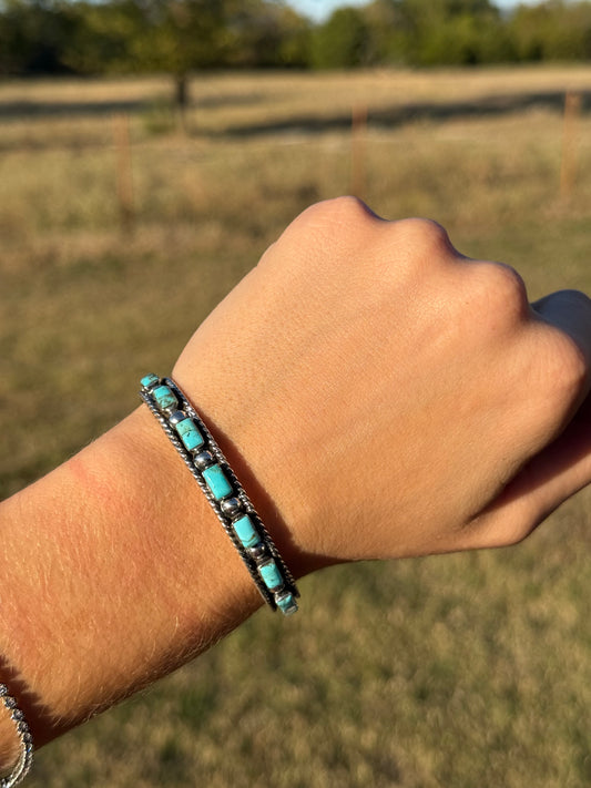 Square Turq Cuff