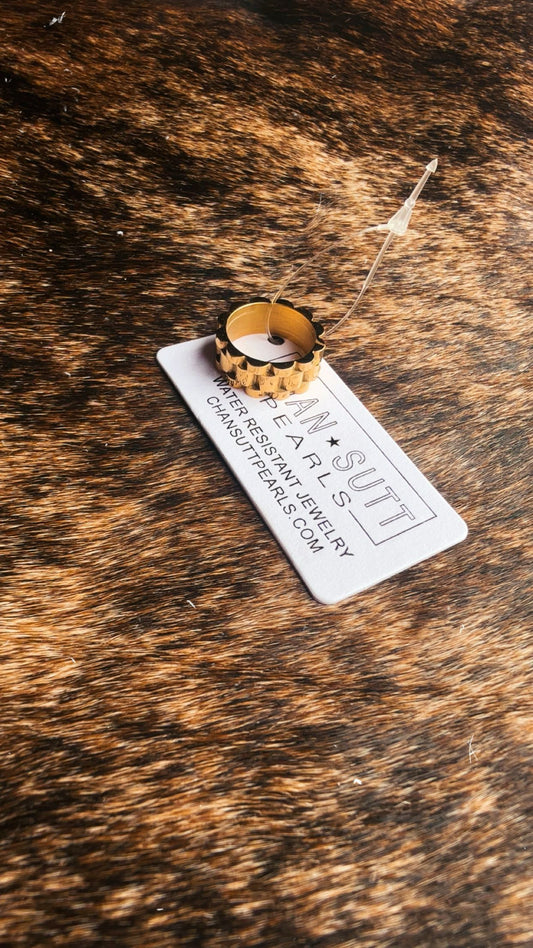 Gold Chain Ring Sz. 6