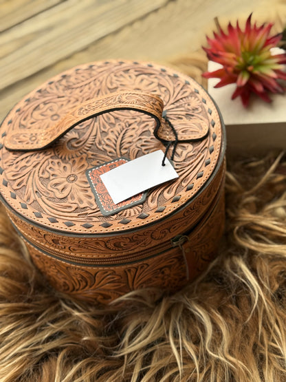 Tooled Leather Jewlery Box