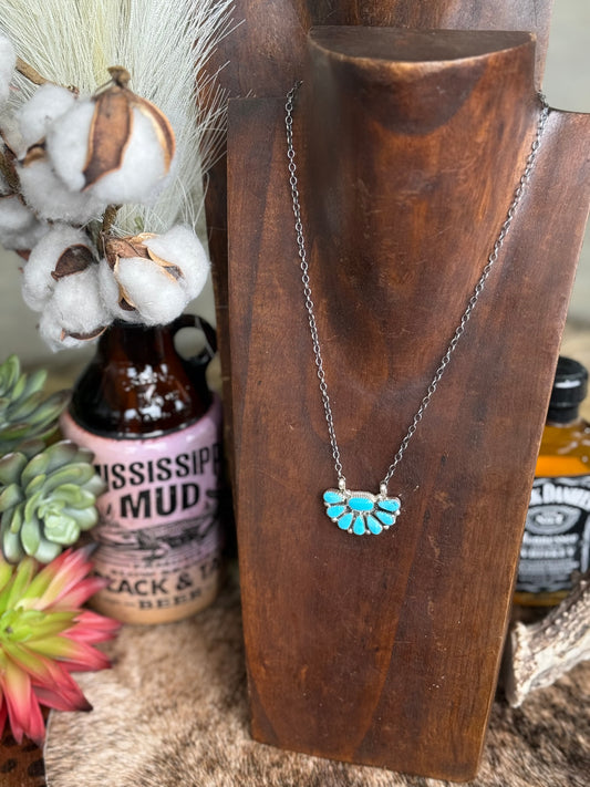 Half Cluster Necklace